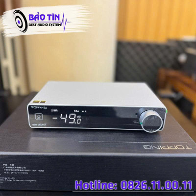 DAC TOPPING E70 VELVET Dùng chip AKM 4499EX
